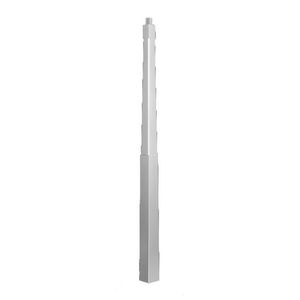 HBG LP6X96 Lamp Post 3-1/2-Inch Top x 5-1/2-Inch Bottom x 8-ft