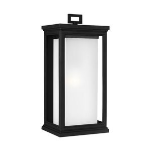 Murray Feiss OL12902TXB 1-Light Outdoor Wall Lantern 75-Watt 120-Volt Textured Black Roscoe