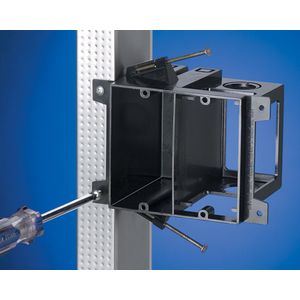 Arlington LVD2 2-Gang Power And Low Voltage Box 5.36-Inch x 5-Inch 20.2-Cubic-Inch
