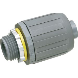 Arlington NMLT5 UV Rated Plastic Non-Metallic Liquidtight Straight Connector 1/2-Inch Snap2IT