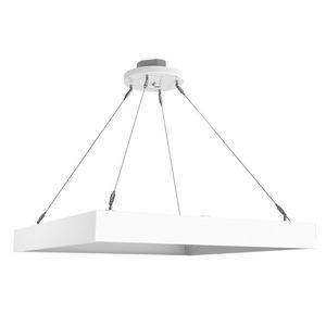 Rab PMKEZPAN2X2 Pendant Mounting Kit 2-ft x 2-ft x 2.77-Inch White For EZPAN2X2 LED Edgelit Panel