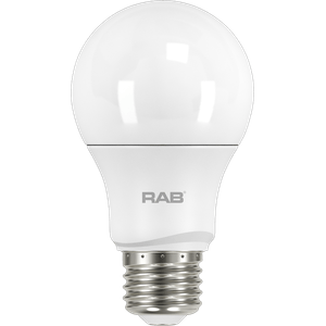 Rab A19-10-E26-827-DIM Dimmable A19 LED Lamp E26 Medium Base 10-Watt 800-Lumens 80 CRI 2700K Soft White