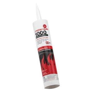 RectorSeal 66640 Water-Based Highly Intumescent Firestop Sealant 10.3 oz Cartridge Red Metacaulk