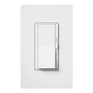 Lutron DVCL-153P-WH 120-Volt at 60-Hz 1-Pole 3-Way Dimmer White Diva CL