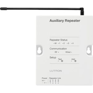 Lutron RR-AUX-REP-WH RS485 Auxiliary Repeater 434-Mega-Hz RadioRA2