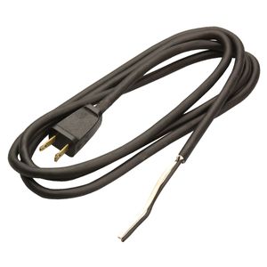 Coleman Cable 09855-00-08 Stranded Bare Copper SJEO Portable Cord 16/3 Black