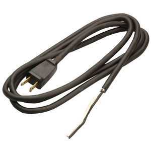 Coleman Cable 09857-00-08 SJEOOW Replacement Power Supply Cord 14/3 6-ft Black