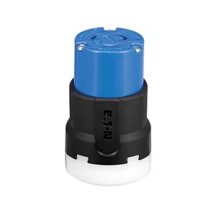 Cooper Wiring Device AHCL620C 3-Wire 2-Pole Ultra Grip Color Coded Locking Connector 250-Volt 20-Amp NEMA L6-20 Blue/Black Arrow Hart