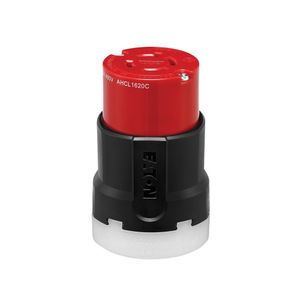 Cooper Wiring Device AHCL1620C 4-Wire 3-Pole Ultra Grip Industrial Grade Color Coded Locking Connector 480-Volt 20-Amp NEMA L16-20 Red Black