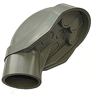 Thomas & Betts E998H Gray PVC 3-Hole Service Entrance Cap 1-1/2-Inch Carlon