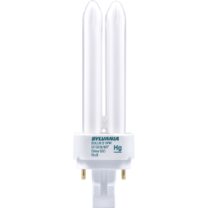 Osram Sylvania 20671 Dimmable T4 Twin Tube Compact Fluorescent Lamp 13-Watt 4-Pin G24Q-1 Base 900-Lumens 82 CRI 3500K Dulux D/E Ecologic