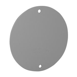 Raco 5374-0 Powder Coated Die Cast Metal Blank Cover 4-1/8-Inch x 1/16-Inch TradeSelect Bell