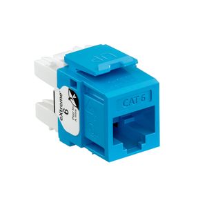 Leviton 61110-RL6 8P8C UTP Category 6 Jack Blue Extreme QuickPort