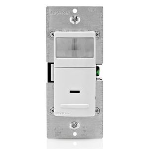 Leviton 16342-W Commercial Grade Heavy-Duty Impact-Resistant Straight Blade Duplex Receptacle 20-Amp 125-Volt NEMA 5-20R White Decora Plus