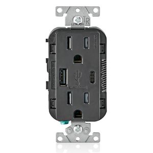 LEV T5633-E 15A RCP/USB CHARGER