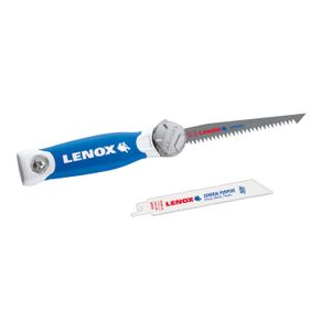 Lenox Tools 20997TFHS618636 Die Cast Aluminum 6 and 10/14 Teeth Folding Pocket Jab And Utility Saw 6-Inch Tri-Fold