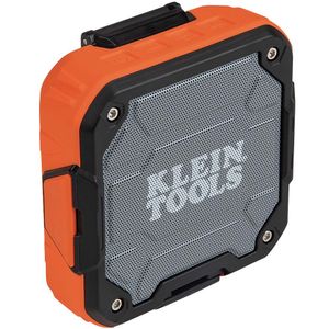 Klein Tools AEPJS2 Wireless Rechargeable Speaker With Magnetic Strap 5-Watt Orange Black Bluetooth