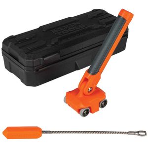 Klein Tools 50611 Magnetic Wire Puller 11-Inch x 4.7-Inch x 3.2-Inch Orange