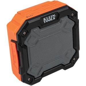 Klein Tools AEPJS3 Wireless Jobsite Speaker With Magnet And Hook 180-Hz - 13-Kilo-Hz Orange/Black Bluetooth