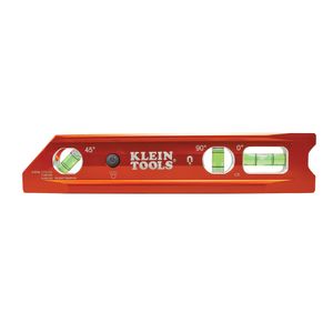 Klein Tools 935RBLT 3 Vial Lighted Billet Torpedo Level 9-Inch