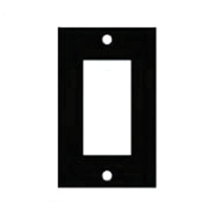 Mulberry 32401 Polycarbonate 1-Gang Standard Size Wallplate 1-Block Duplex/GFI Receptacle White