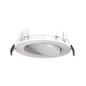 Rab WFRLA4R89FA120WS 4-Inch Field-Adjustable Gimbal Wafer Recessed Downlight 120-Volt 8-Watt 90 CRI 5000/4000/3500/3000/2700K 650 - 710-Lumens