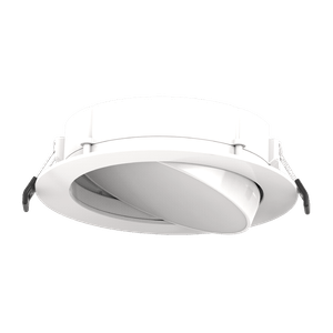 Rab WFRLA6R129FA120WS 6-Inch Field-Adjustable Gimbal Wafer Recessed Downlight 120-Volt 12-Watt 90 CRI 5000/4000/3500/3000/2700K 950 - 1075-Lumens