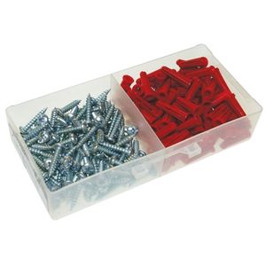 Metallics WAK14 201-Piece Conical Wall Anchor Kit 1/4-Inch