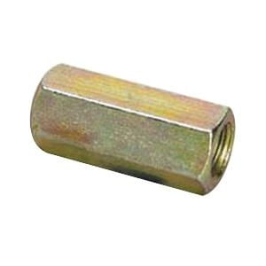 Metallics RCT29 Zinc Chromate Steel Hexagonal Rod Coupling 1/2-13 Thread 1-1/4-Inch