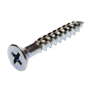 Metallics JFWP18 Zinc Plated Steel Phillips Drive Flat Head Wood Screw #8 x 3/4-Inch