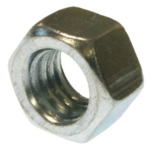 Metallics JN160 Zinc Plated Steel Hexagonal Nut #8-32 UNC