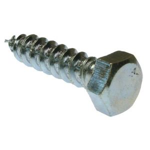 Metallics JBLS38 Zinc Chromate Steel Lag Bolt 1/4-Inch x 1-1/4-Inch