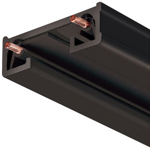 Juno Lighting R8BL 1-Circuit Track Section 8-ft 120-Volt Black Trac-Lites