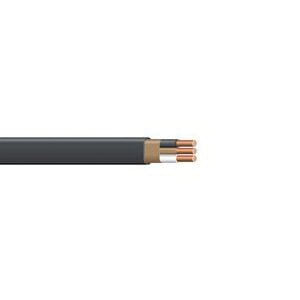 Stranded Copper Type NM-B Non-Metallic Sheathed Cable 6/3-AWG with Ground Master Reel Black