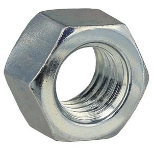 Dottie 5HN12 Zinc Plated Steel Hexagonal Jam Machine Nut 1/2-13