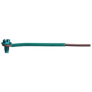 Dottie GP1250 Ground Pigtail Electric Cable Assembly 12-AWG Green