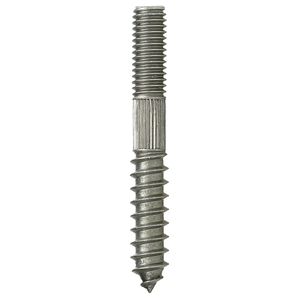 Dottie HB14 Zinc Plated Steel Hanger Bolt 1/4-Inch x 3-Inch