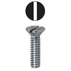 Dottie 632 Zinc Plated Steel Machine Screw Kit #6