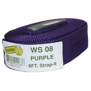 Dottie WS08 Nylon Heavy-Duty Tie Down Web Strap 8-ft Purple Strap-Its