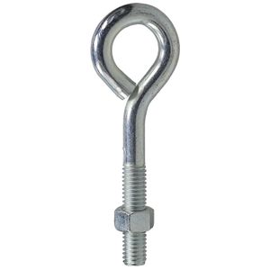 Dottie EB5 Zinc Plated Steel Eye Bolt With Hexagonal Nut 1/4-Inch x 3-Inch