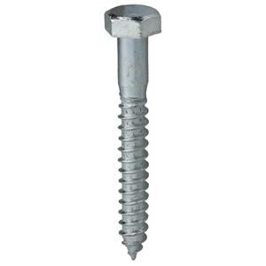 Dottie LAG14212 Zinc Plated Steel Hex Head Lag Screw 1/4-Inch x 2-1/2-Inch