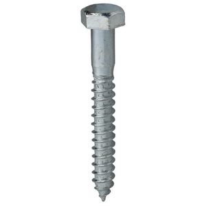 Dottie LAG38114 Zinc Plated Steel Hex Head Partially Threaded Lag Screw 3/8-Inch x 1-1/4-Inch