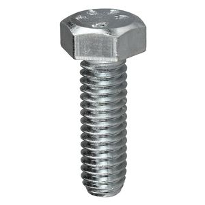 Dottie MB142 Zinc Plated Steel Full Threaded Tap Bolt 1/4-Inch x 2-Inch