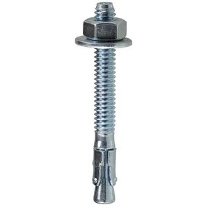 Dottie W38214 Zinc Plated Fully Threaded Wedge Anchor 3/8-Inch x 2-1/4-Inch