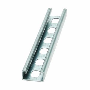 B-Line B54SH-120HDG Hot Dip Galvanized Low Carbon Steel Type SH Single Slotted Channel 10-ft x 1-5/8-Inch x 13/16-Inch