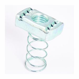 B-Line N224ZN Zinc Electroplated Steel 200 Series Channel Nut With Spring 1/4-Inch