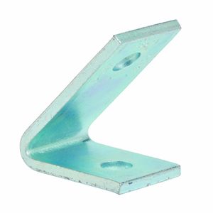 B-Line B155ZN Zinc Electroplated Steel 2-Hole 45-Degree Closed Angle