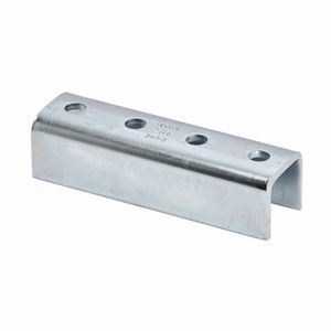 B-Line B172ZN Zinc Electroplated Steel 4-Hole Straight U-Profile Splice Clevis