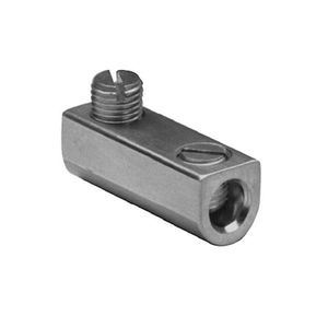 Burndy AMS-0 Tin Plated Aluminum In-Line With Barrier Dual-Rated Splicer/Reducer 12-1/0-AWG Aluminum 12-1/0-AWG Solid 14-1/0-AWG Stranded Copper