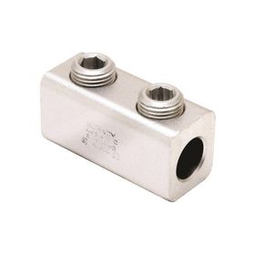 Burndy AMS-4/0 Tin Plated Aluminum In-Line With Barrier Dual-Rated Splicer/Reducer 6-4/0-AWG Aluminum 6-4/0-AWG Solid 6-4/0-AWG Stranded Copper